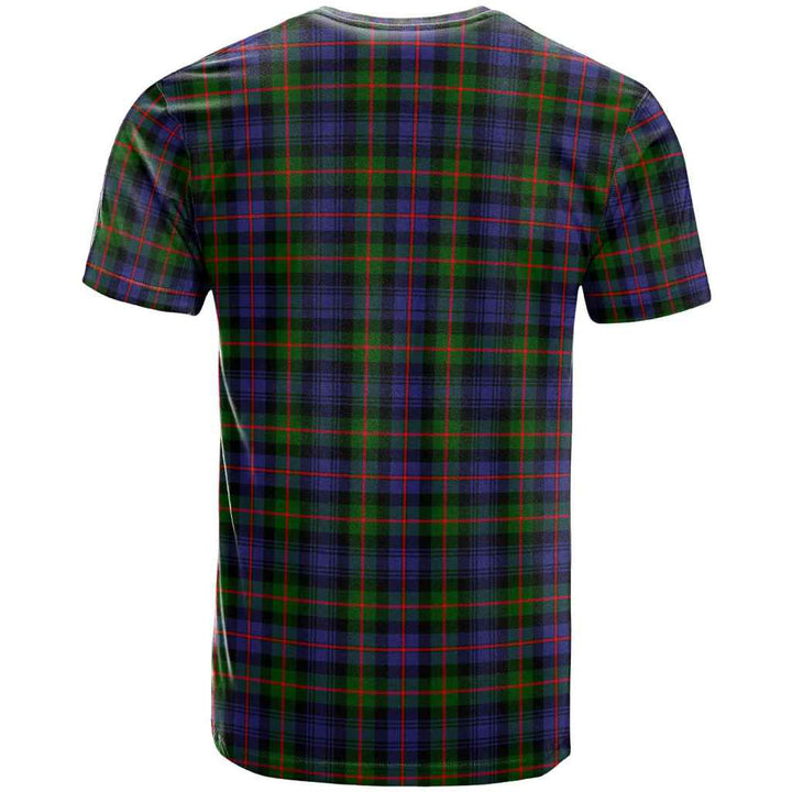 Scottish Murray of Atholl Modern Clan Tartan T-Shirt Back Side Tartan Plaid