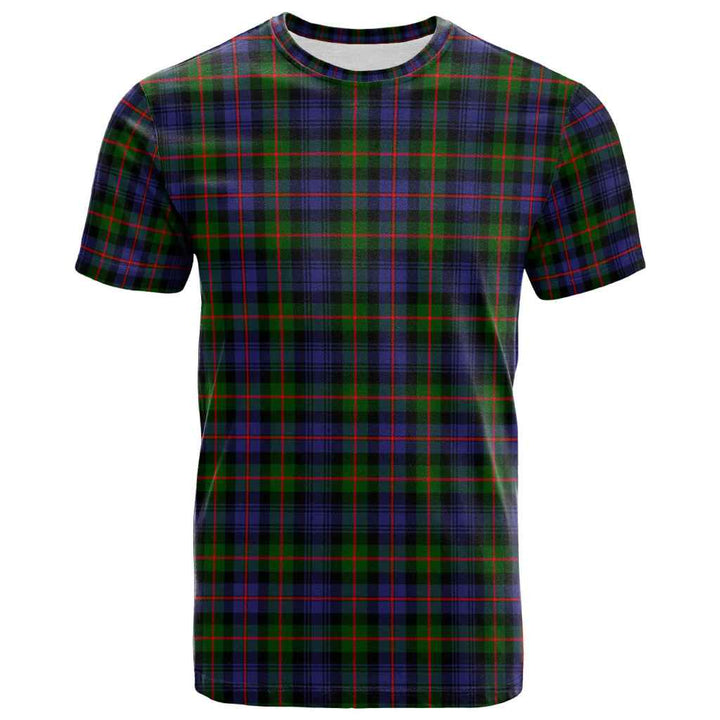 Scottish Murray of Atholl Modern Clan Tartan T-Shirt Front Side Tartan Plaid
