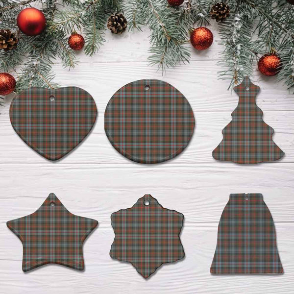 Scottish Murray of Atholl Weathered Clan Tartan Ceramic Ornament All Tartan Plaid