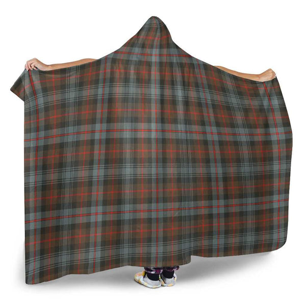 Scottish Murray of Atholl Weathered Clan Tartan Hooded Blanket Tartan Plaid 2