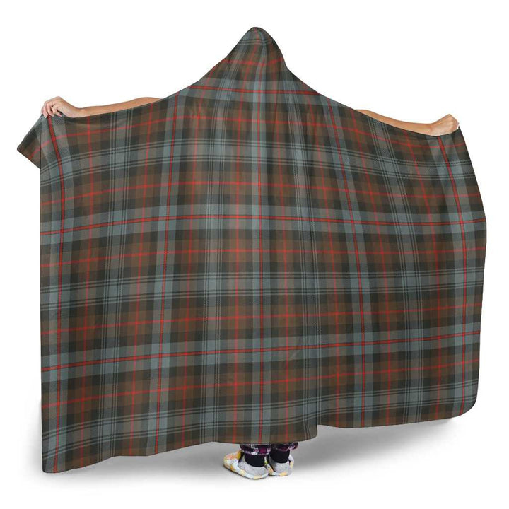 Scottish Murray of Atholl Weathered Clan Tartan Hooded Blanket Tartan Plaid 2