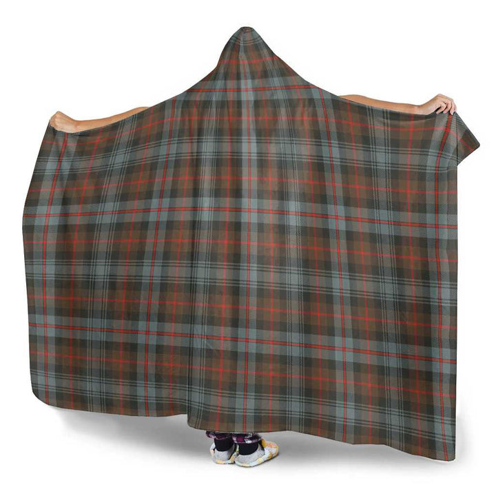 Scottish Murray of Atholl Weathered Clan Tartan Hooded Blanket Tartan Plaid 3