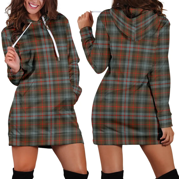 Scottish Murray of Atholl Weathered Clan Tartan Hoodie Dress