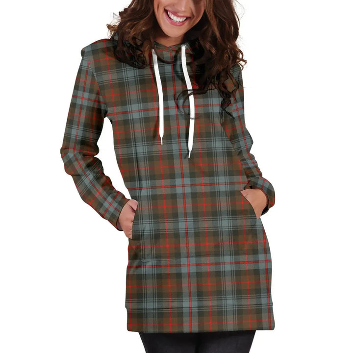 Scottish Murray of Atholl Weathered Clan Tartan Hoodie Dress
