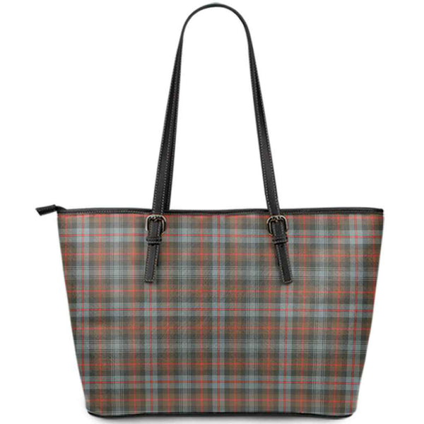 Scottish Murray of Atholl Weathered Clan Tartan Leather Tote Tartan Plaid