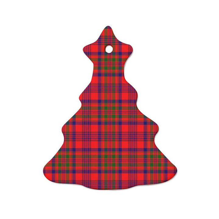 Scottish Murray of Tulloch Modern Clan Tartan Ceramic Ornament  Tree Shape Tartan Plaid
