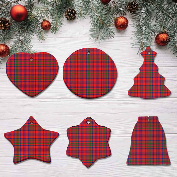 Scottish Murray of Tulloch Modern Clan Tartan Ceramic Ornament All Tartan Plaid