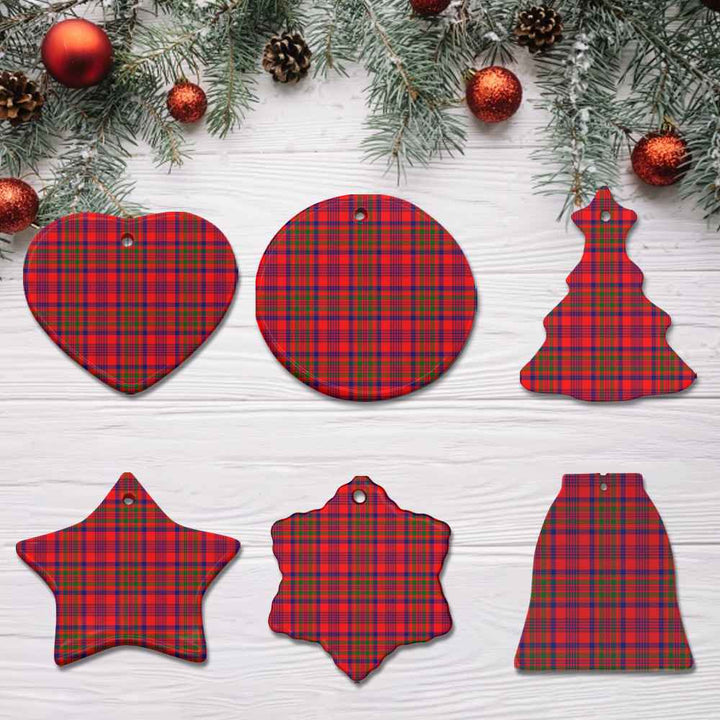 Scottish Murray of Tulloch Modern Clan Tartan Ceramic Ornament All Tartan Plaid