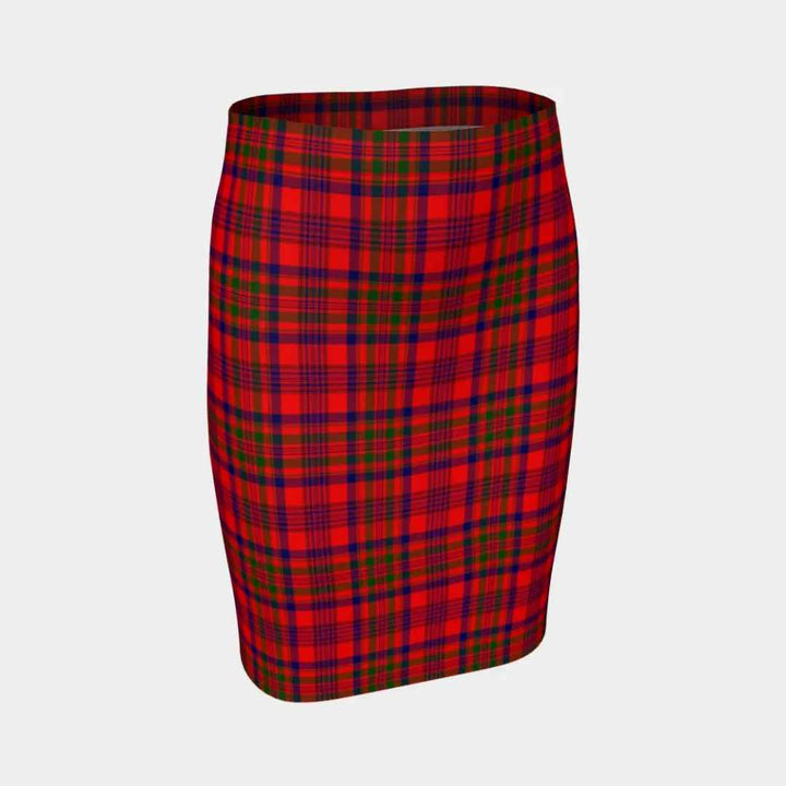 Scottish Murray of Tulloch Modern Clan Tartan Fitted Skirt Tartan Plaid 1