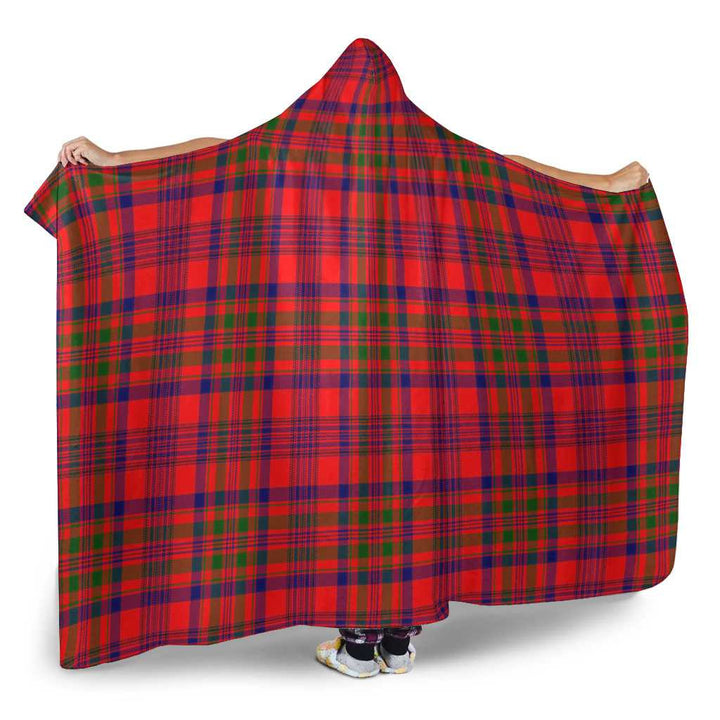 Scottish Murray of Tulloch Modern Clan Tartan Hooded Blanket Tartan Plaid 2