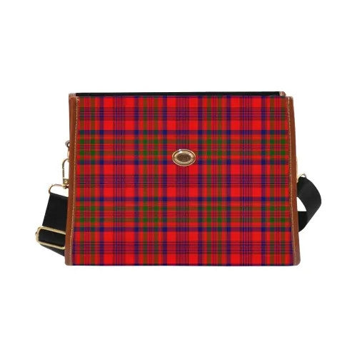 Scottish Murray of Tulloch Modern Clan Tartan Waterproof Canvas Bag Tartan Plaid 1