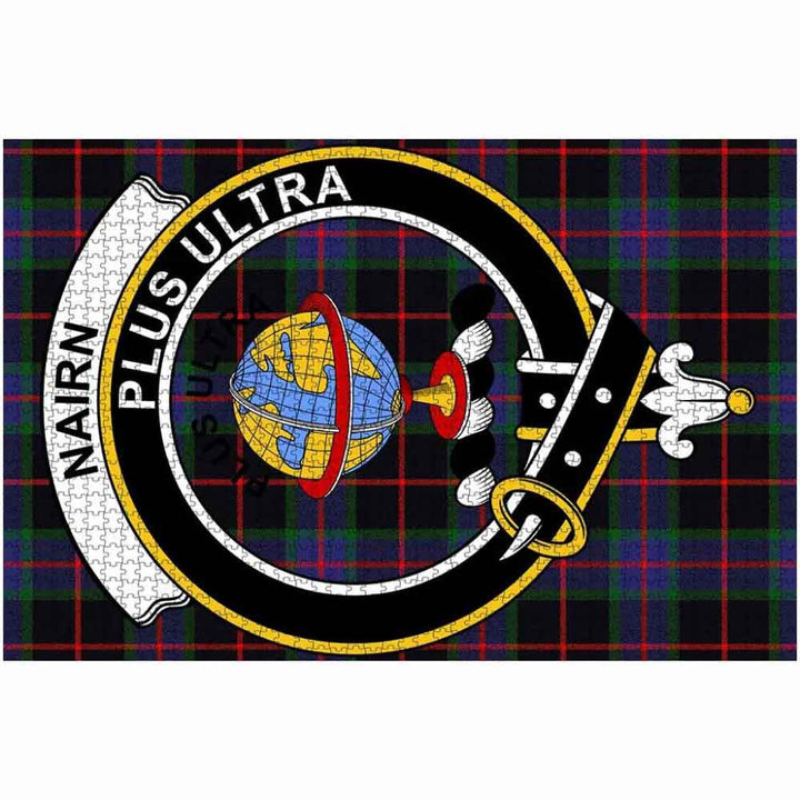 Scottish Nairn Clan Crest Tartan Jigsaw Puzzle 2