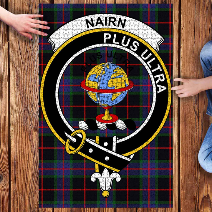 Scottish Nairn Clan Crest Tartan Jigsaw Puzzle 3