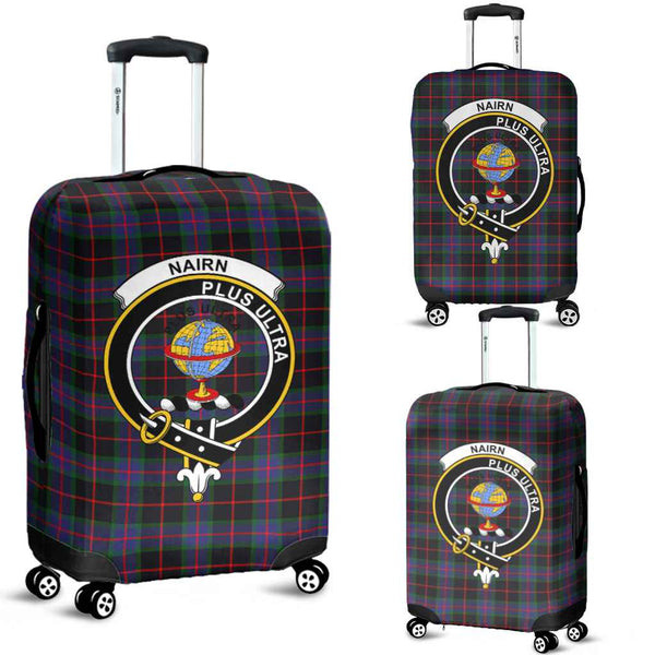 Scottish Nairn Clan Crest Tartan Luggage Cover Tartan Plaid 1