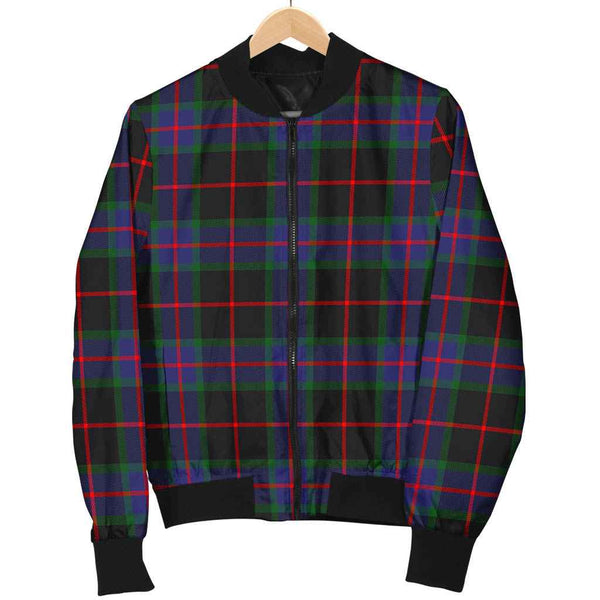 Scottish Nairn Clan Tartan Bomber Jacket Tartan Plaid 1