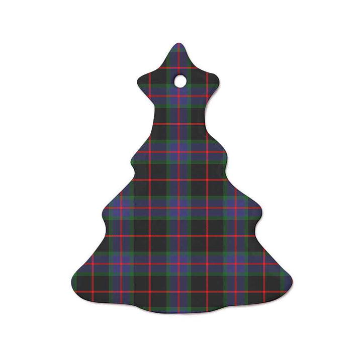 Scottish Nairn Clan Tartan Ceramic Ornament  Tree Shape Tartan Plaid