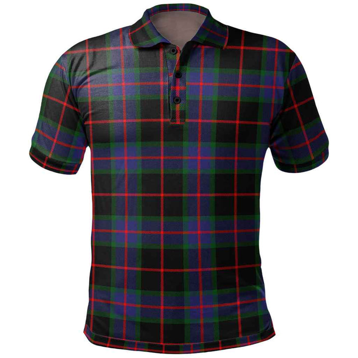 Scottish Nairn Clan Tartan Polo Shirt Front Side Tartan Plaid