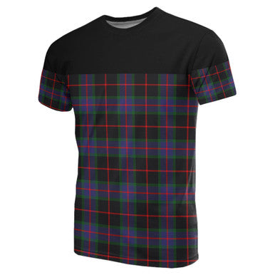 Scottish Nairn Clan Tartan T-Shirt Horizontal Style Front Side Tartan Plaid