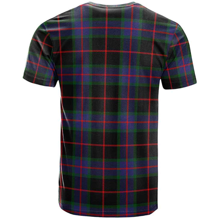 Scottish Nairn Clan Tartan T-Shirt Back Side Tartan Plaid