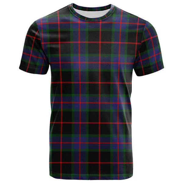 Scottish Nairn Clan Tartan T-Shirt Front Side Tartan Plaid