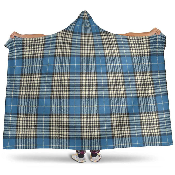 Scottish Napier Ancient Clan Tartan Hooded Blanket Tartan Plaid 1