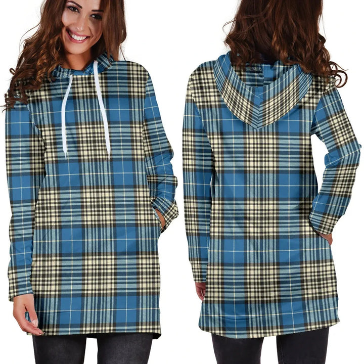 Scottish Napier Ancient Clan Tartan Hoodie Dress