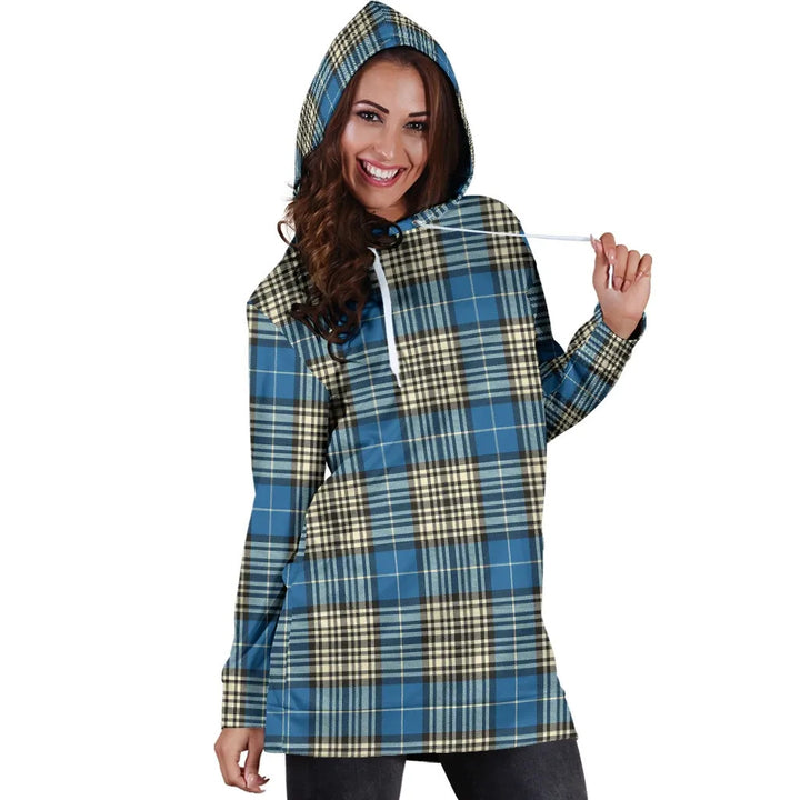 Scottish Napier Ancient Clan Tartan Hoodie Dress