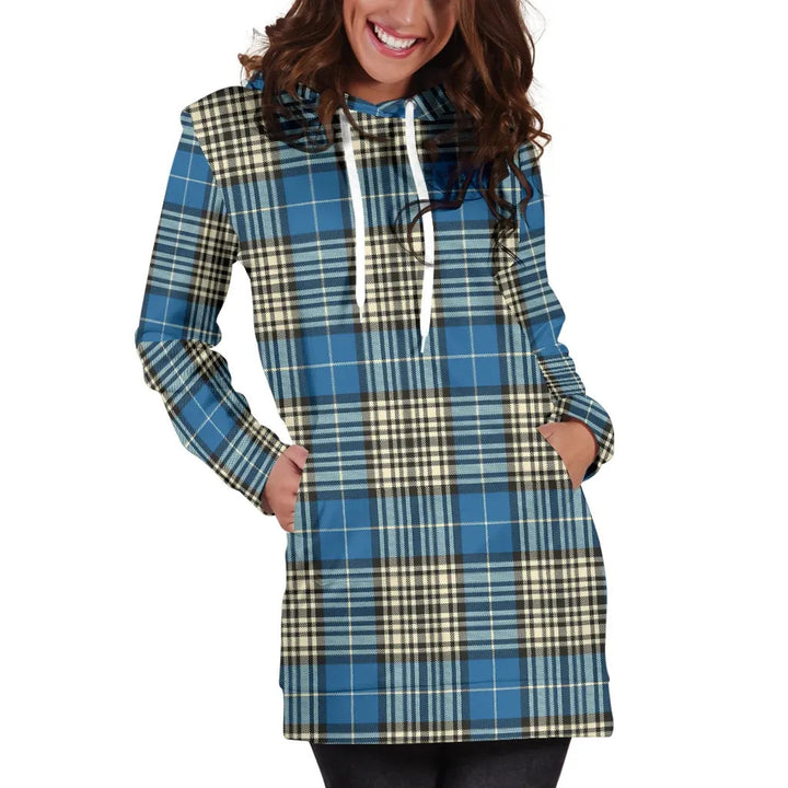 Scottish Napier Ancient Clan Tartan Hoodie Dress