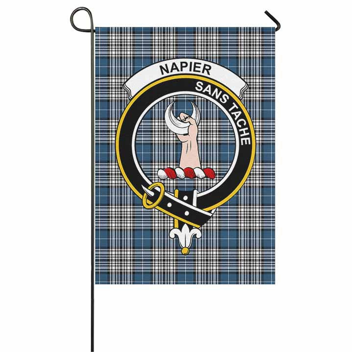 Scottish Napier Clan Crest Tartan Garden Flag Tartan Plaid 1