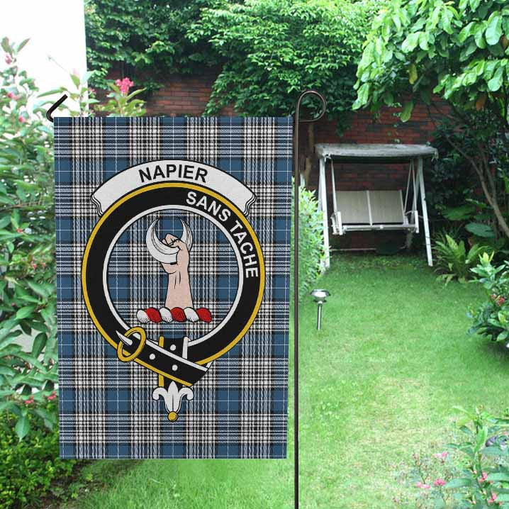 Scottish Napier Clan Crest Tartan Garden Flag Tartan Plaid 2