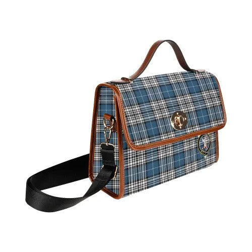 Scottish Napier Clan Crest Tartan Waterproof Canvas Bag Tartan Plaid 3