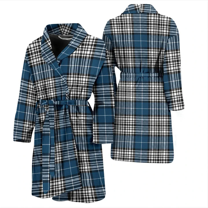 Scottish Napier Modern Clan Tartan Bathrobe 3