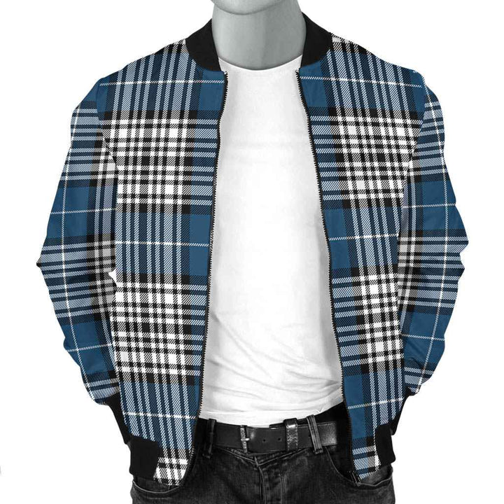 Scottish Napier Modern Clan Tartan Bomber Jacket Tartan Plaid 2