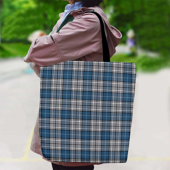 Scottish Napier Modern Clan Tartan Canvas Bag With Shoulder Strap Tartan Plaid 2