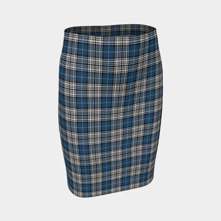 Scottish Napier Modern Clan Tartan Fitted Skirt Tartan Plaid 1