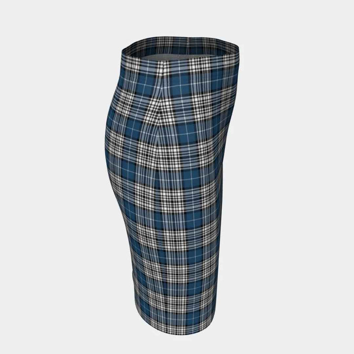 Scottish Napier Modern Clan Tartan Fitted Skirt Tartan Plaid 3
