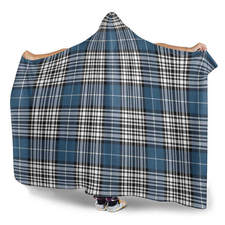 Scottish Napier Modern Clan Tartan Hooded Blanket Tartan Plaid 3