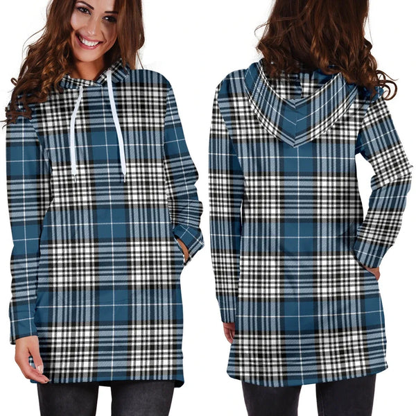 Scottish Napier Modern Clan Tartan Hoodie Dress