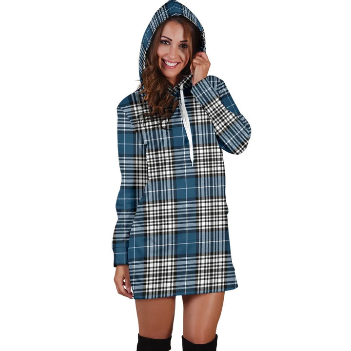 Scottish Napier Modern Clan Tartan Hoodie Dress