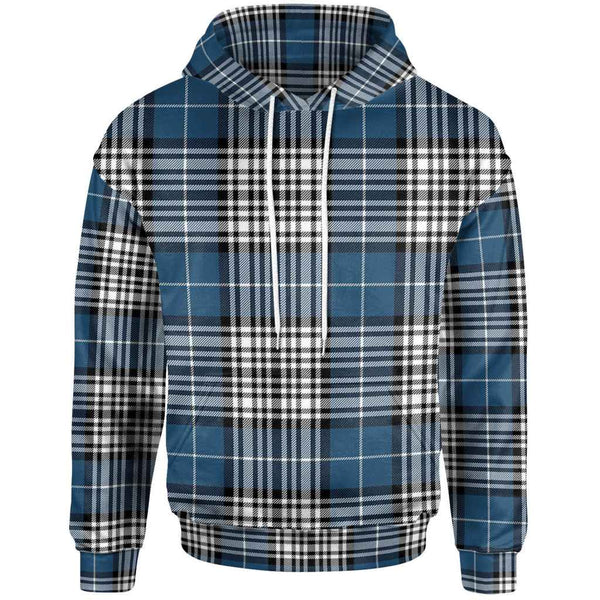 Scottish Napier Modern Clan Tartan Hoodie Front Side Tartan Plaid