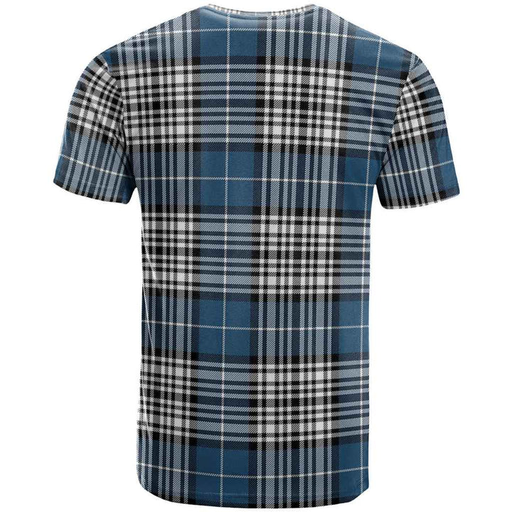 Scottish Napier Modern Clan Tartan T-Shirt Back Side Tartan Plaid