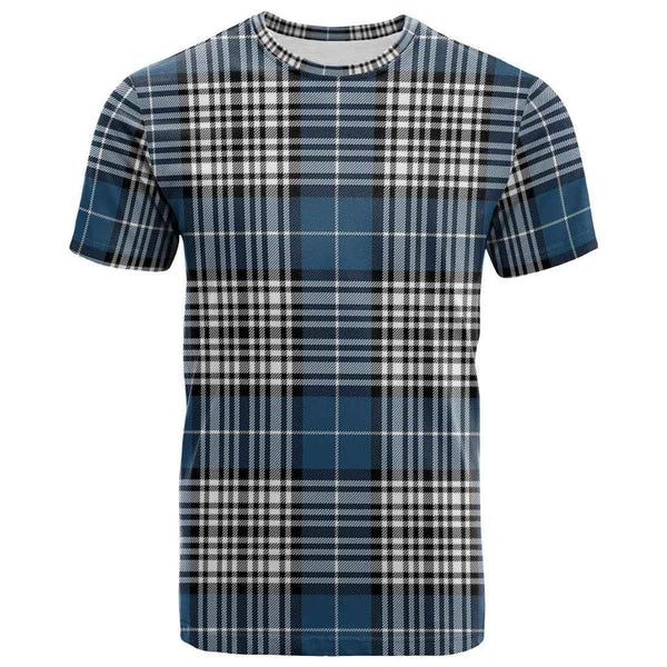 Scottish Napier Modern Clan Tartan T-Shirt Front Side Tartan Plaid
