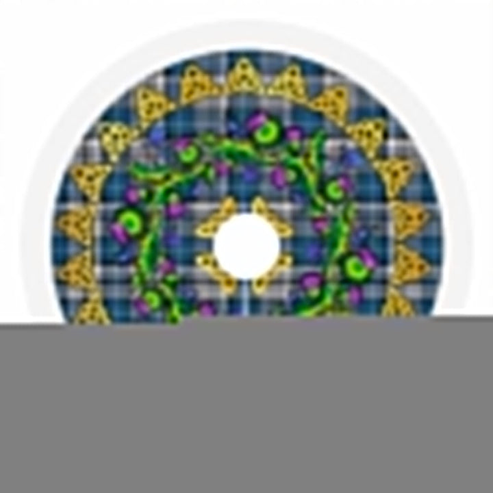 Scottish Napier Modern Clan Tartan Thistle Celtic Knot Christmas Tree Skirt Tassels Tartan Plaid 1