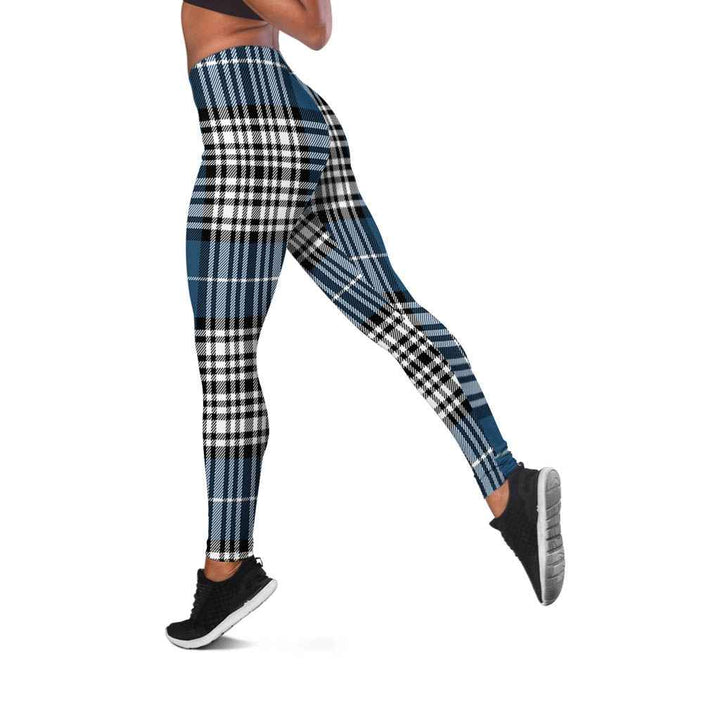Scottish Napier Modern Clan Tartan Women Leggings Tartan Plaid 2