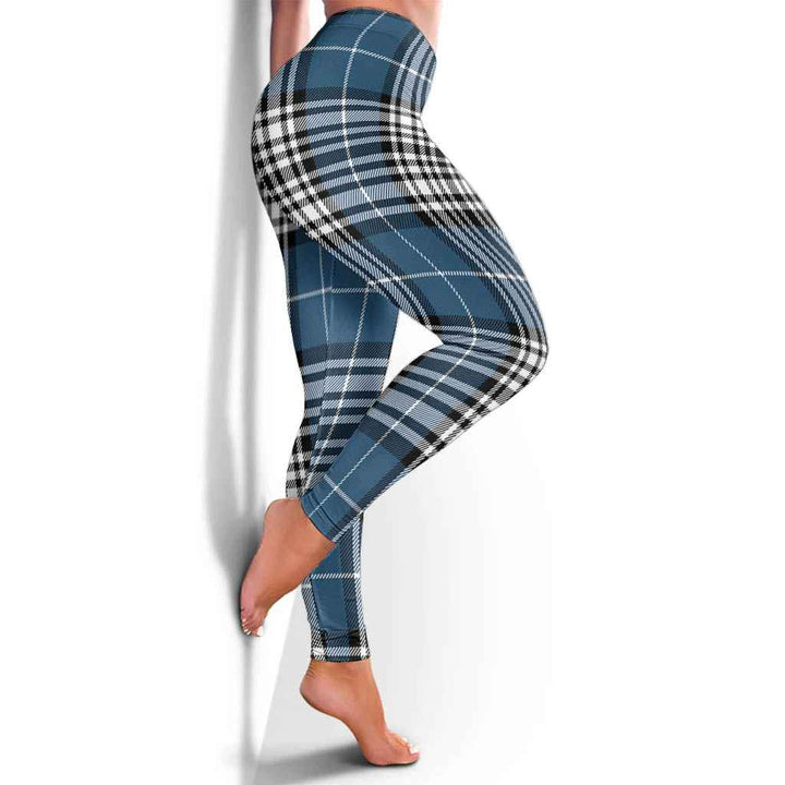 Scottish Napier Modern Clan Tartan Women Leggings Tartan Plaid 4