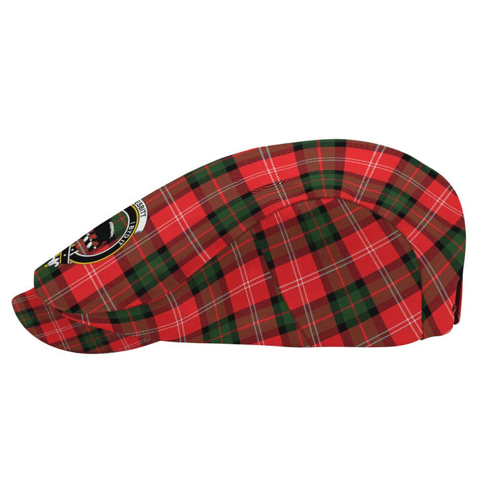 Scottish Nesbitt Clan Crest Tartan Flat Cap Tartan Plaid 3