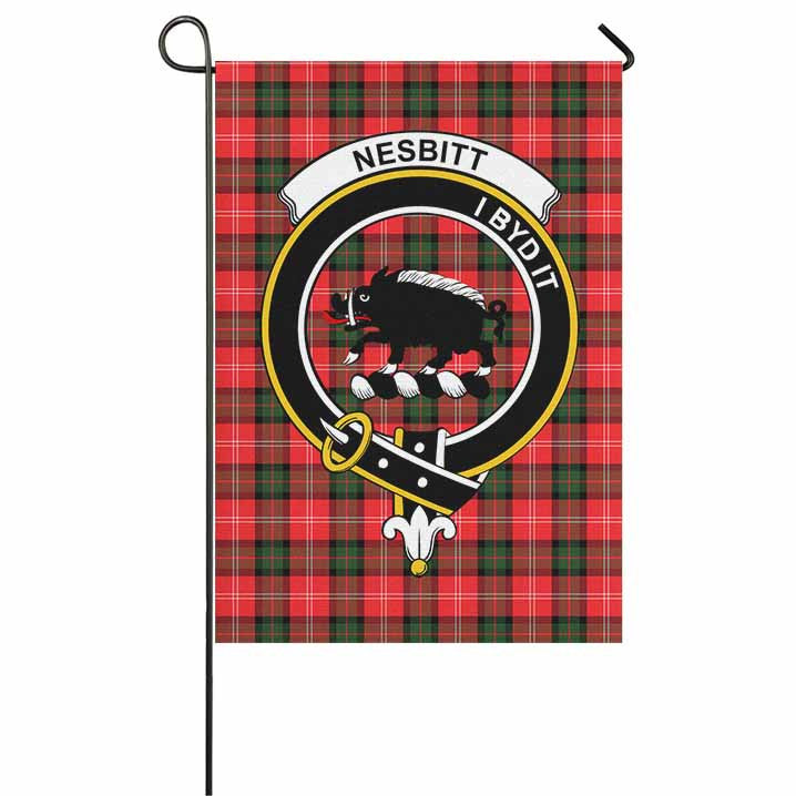 Scottish Nesbitt Clan Crest Tartan Garden Flag Tartan Plaid 1