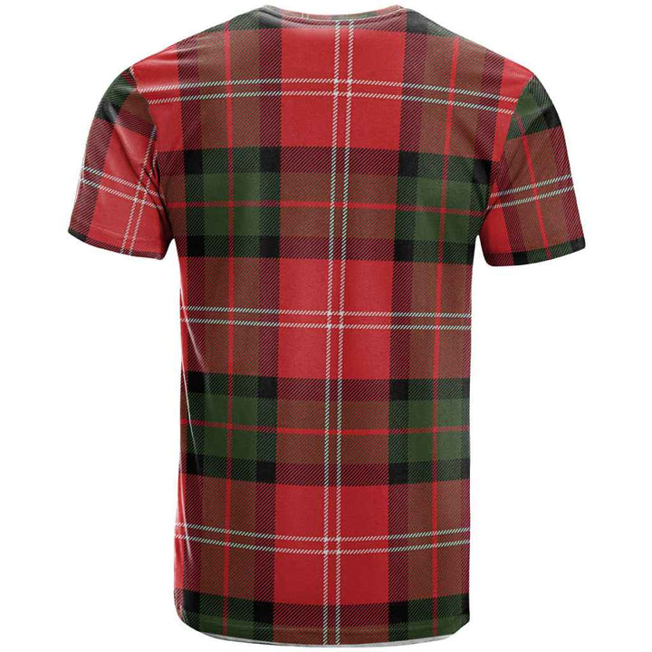Scottish Nesbitt Clan Crest Tartan T-Shirt Back Side Tartan Plaid