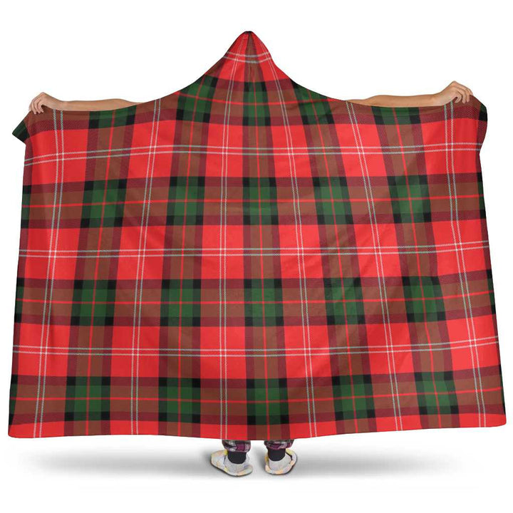 Scottish Nesbitt Modern Clan Tartan Hooded Blanket Tartan Plaid 1
