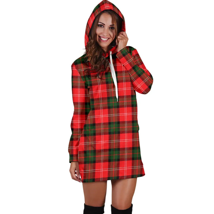 Scottish Nesbitt Modern Clan Tartan Hoodie Dress